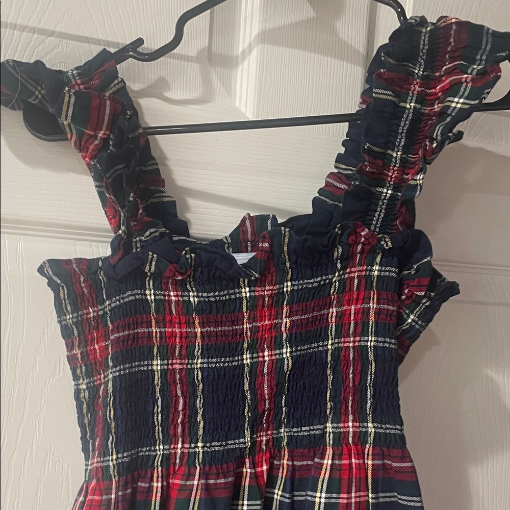 Elegant Plaid Maxi Dress - Picture 5 of 6